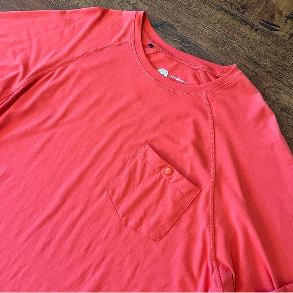 ONWARD RESERVE Men’s Sun Shirt Coolcore Performance Long Sleeve Coral Large - Picture 2 of 5